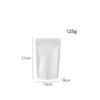 matte white coffee stand up pouch