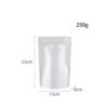 matte white coffee stand up pouch