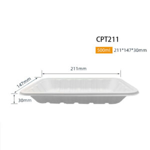 PLA Compostable Produce Trays