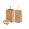 kraft paper take out bags